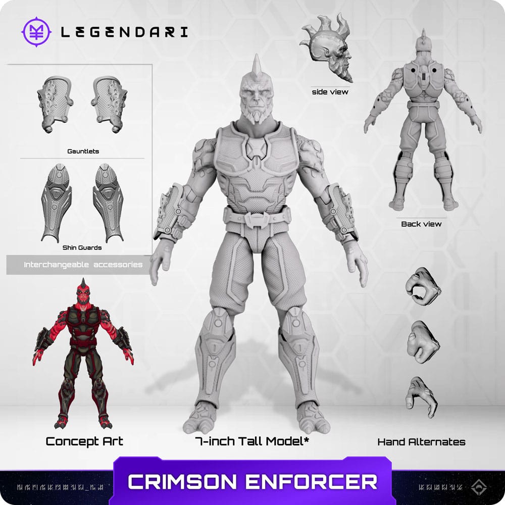 Legendari Actionfigur 1/10 Crimson Enforcer 18 cm 0850066012055
