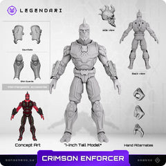 Legendari Actionfigur 1/10 Crimson Enforcer 18 cm 0850066012055