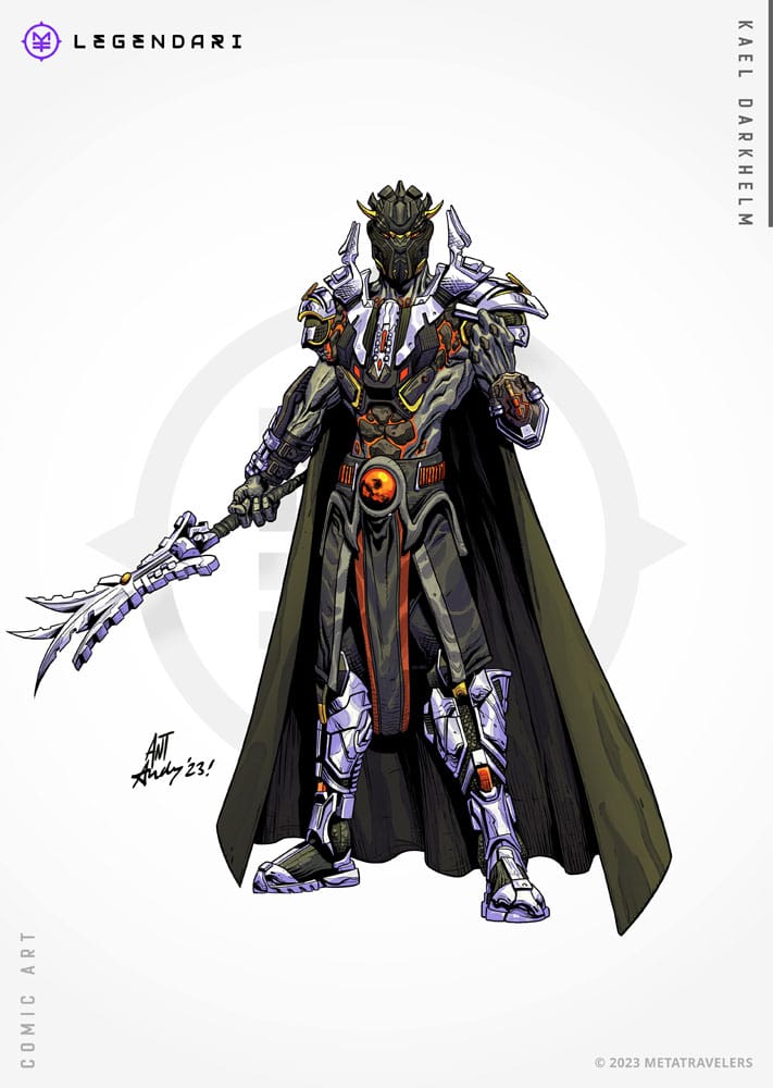 Legendari Actionfigur 1/10 Kael Darkhelm 18 cm 0850066012093