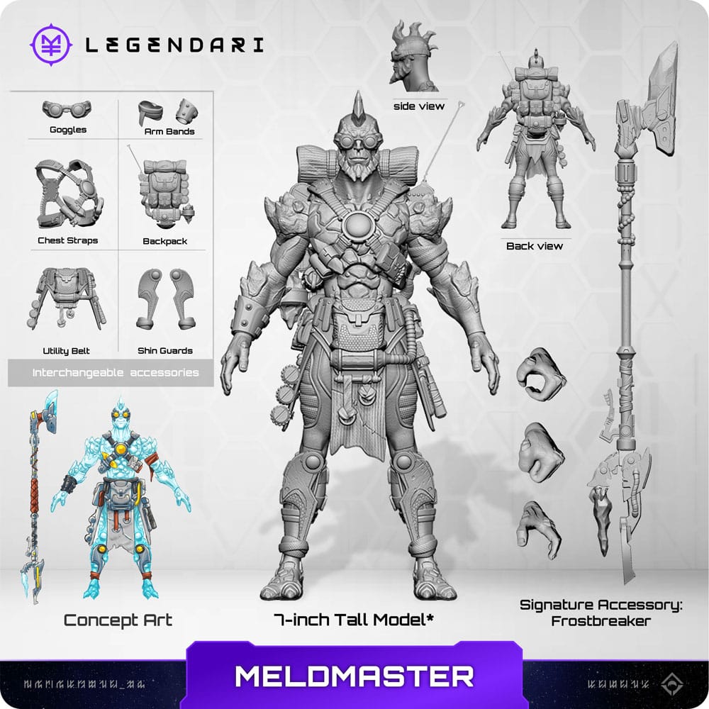 Legendari Actionfigur 1/10 Meld Master 18 cm 0850066012109