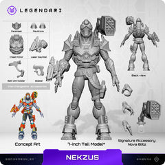 Legendari Actionfigur 1/10 Nekzus 18 cm 0850066012116