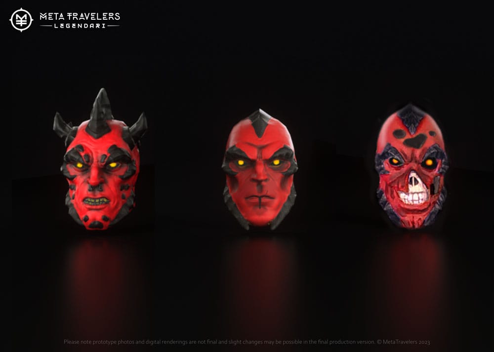 Legendari Accessory Pack Nibiru Villains Head Pack 0850066012208