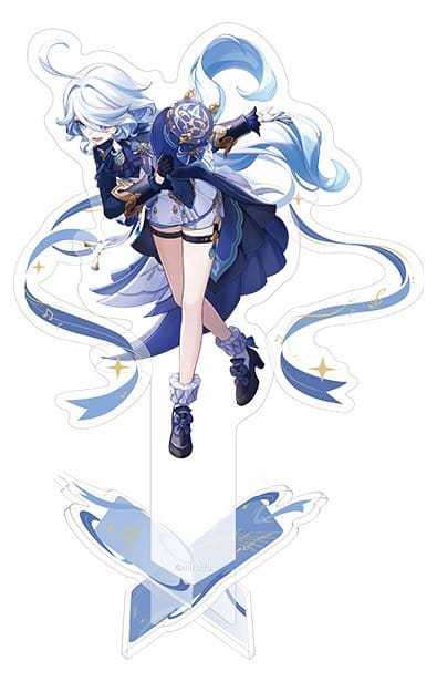 Genshin Impact Anniversary Celebration Series Acrylic Standee Furina 6th Anniversary 9 cm 6942630854605