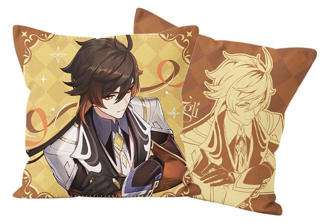 Genshin Impact Anniversary Celebration Series Pillow Case Zhongli 6th Anniversary 45 x 45 cm 6942630854735