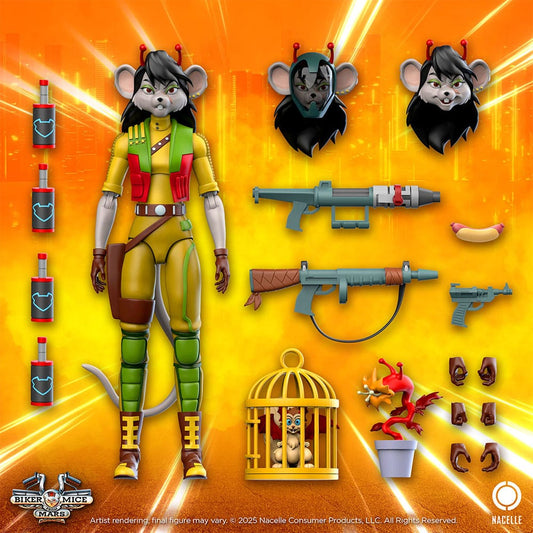 Biker Mice From Mars Action Figure Carbine 23 cm 0850048317574