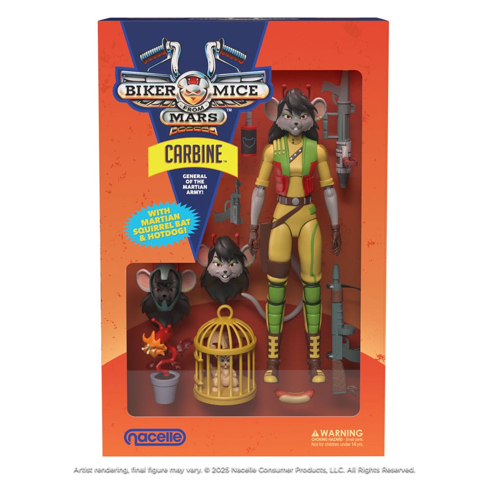 Biker Mice From Mars Action Figure Carbine 23 cm 0850048317574