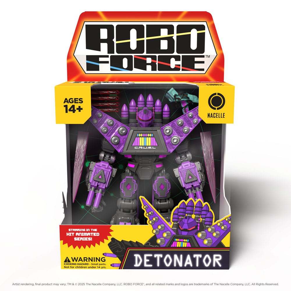 Robo Force Action Figure Wave 2 Detonator 24 cm 0850048317451
