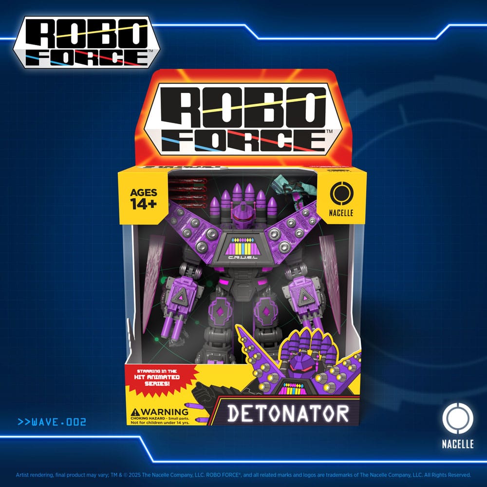 Robo Force Action Figure Wave 2 Detonator 24 cm 0850048317451