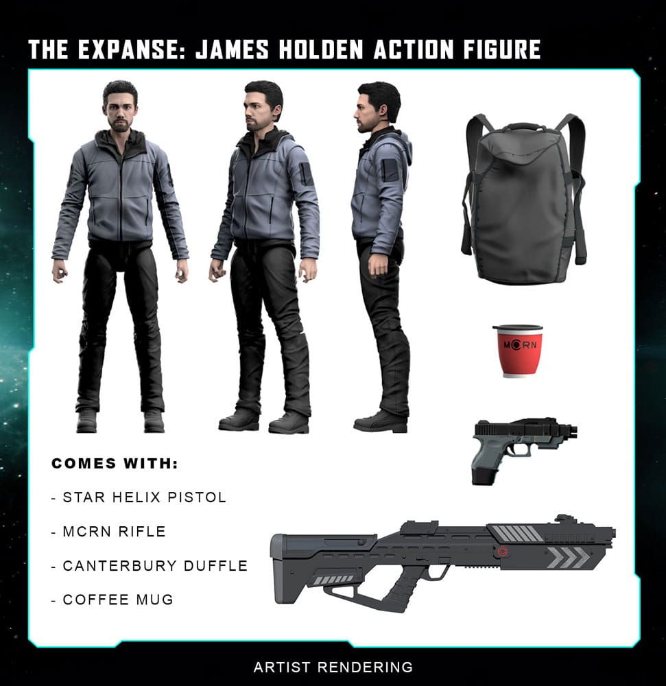 The Expanse Action Figure James Holden 20 cm 0850048317284