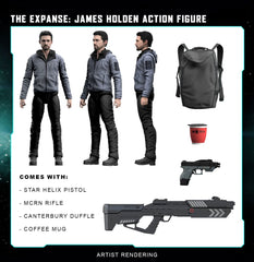 The Expanse Action Figure James Holden 20 cm 0850048317284