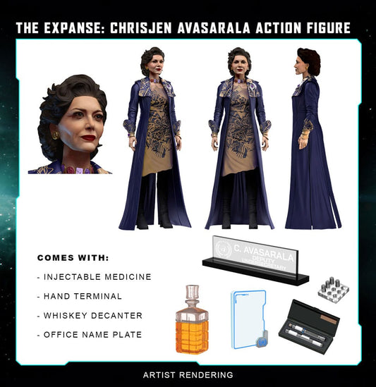 The Expanse Action Figure Chrisjen Avasarala 20 cm 0850048317314