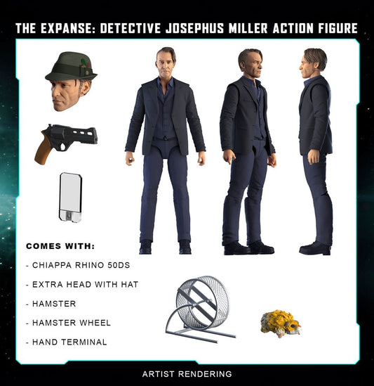 The Expanse Action Figure Detective Josephus Miller 20 cm 0850048317345