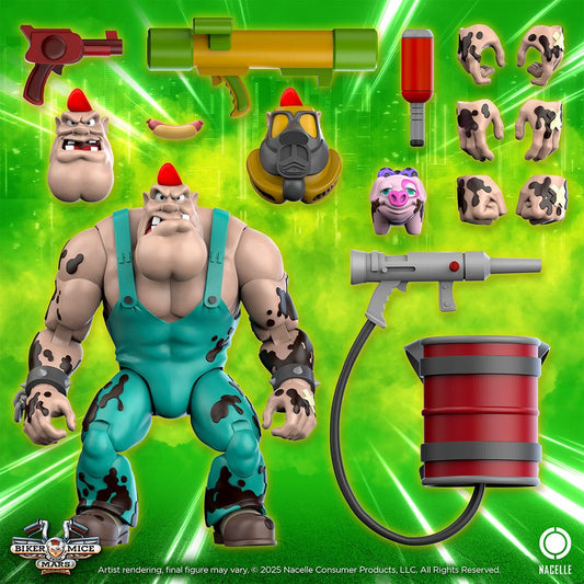 Biker Mice From Mars Action Figure Greasepit 23 cm 0850048317604