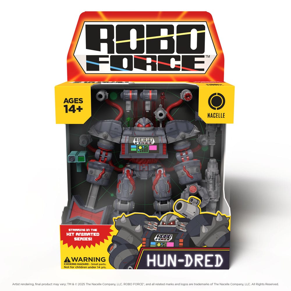 Robo Force Action Figure Wave 2 Hun-Dred 23 cm 0850048317475