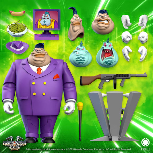 Biker Mice From Mars Action Figure Limburger 23 cm 0850048317598
