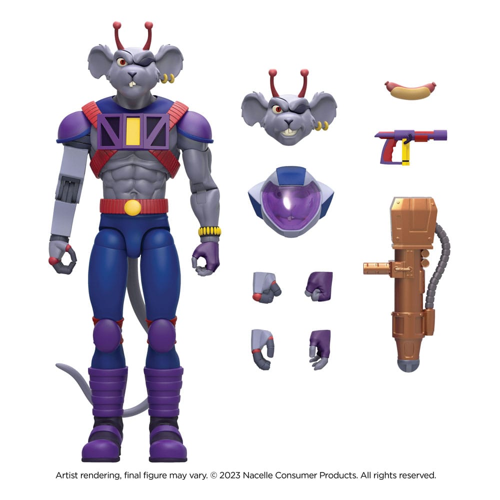 Biker Mice From Mars Action Figure Modo 20 cm 0850048317109