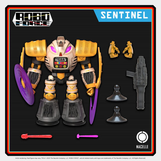 Robo Force Action Figure Wave 2 Sentinel 18 cm 0850048317468