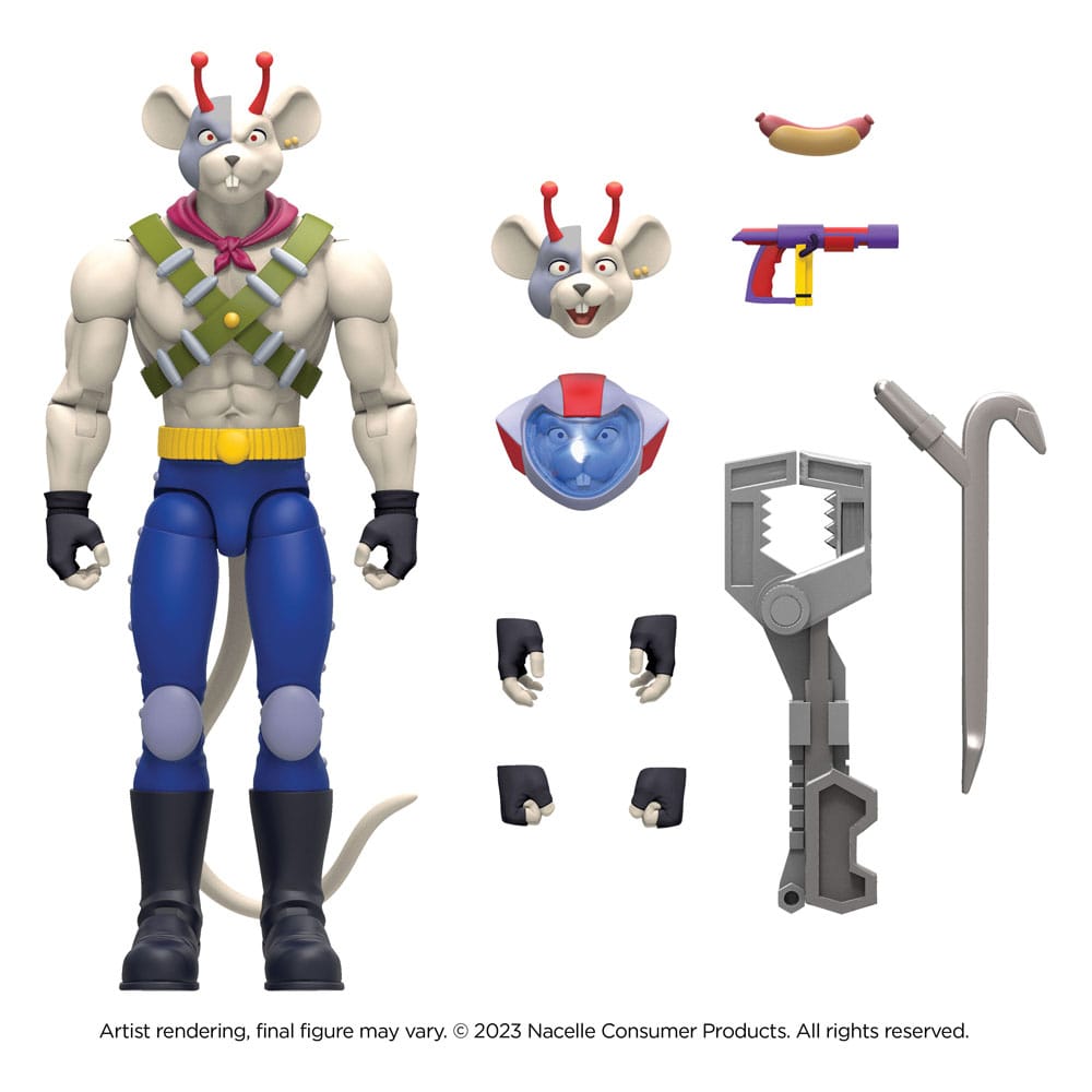 Biker Mice From Mars Action Figure Vinnie 17 cm 0850048317086
