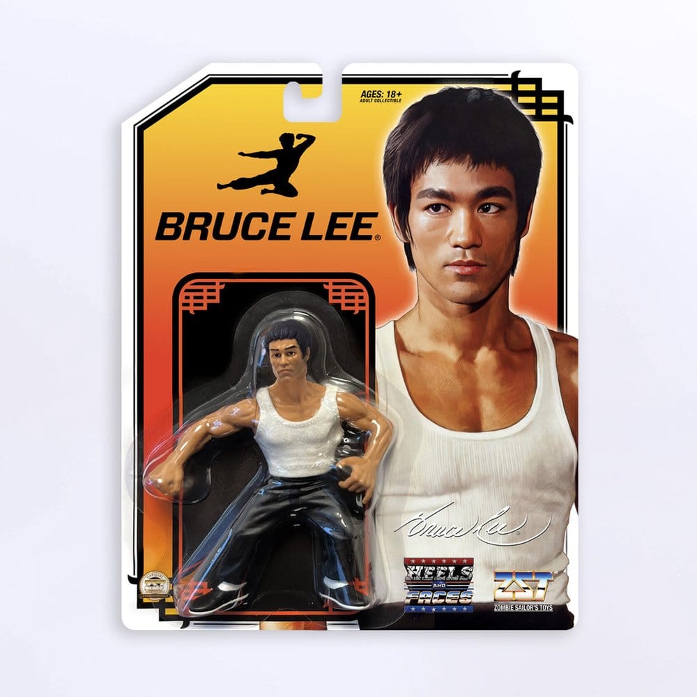Bruce Lee Zombie Sailor's Toys Action Figure (Dragon) White Tank Top 11 cm 0741365705017