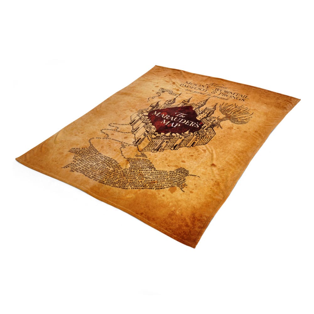 Harry Potter Cozy Blanket Portal Marauder´s Map 180 x 200 cm  4069847000396