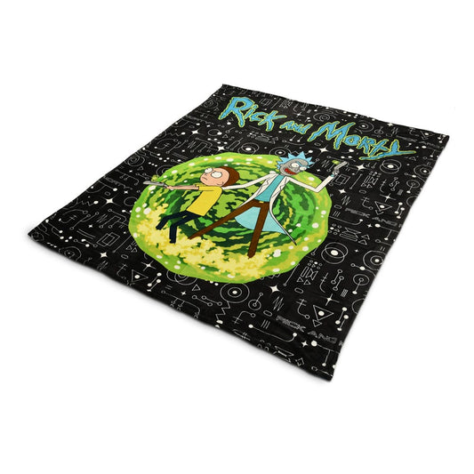 Rick and Morty Cozy Blanket Portal 180 x 200 cm  4069847000068