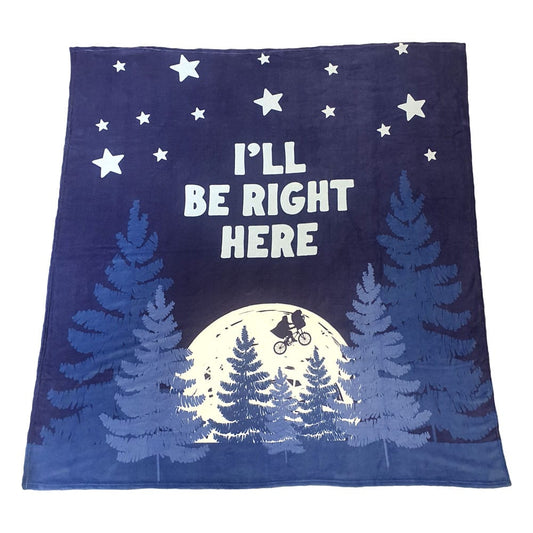 E.T. the Extra-Terrestrial Cozy Blanket Portal I´ll be right here 180 x 200 cm  4069847001478