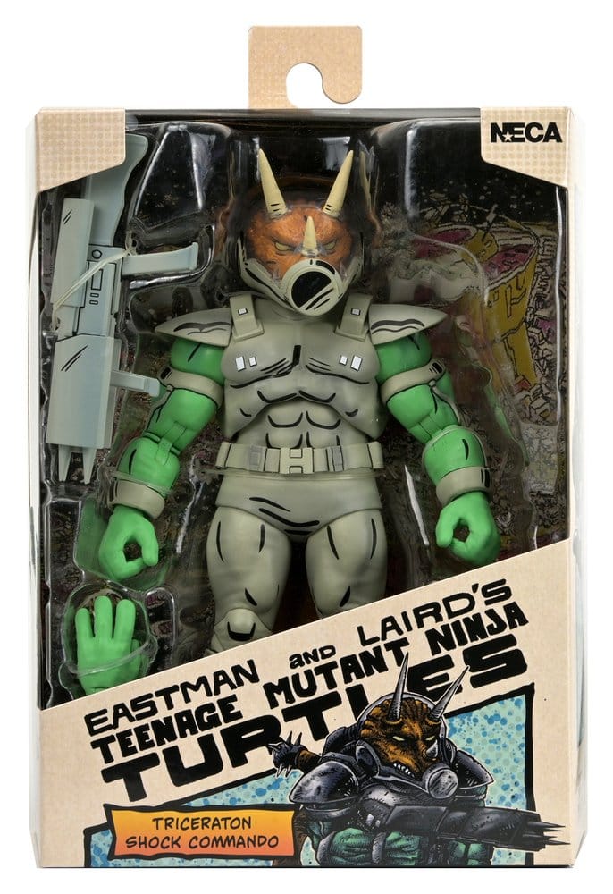 Teenage Mutant Ninja Turtles (Mirage Comics) Action Figure Shock Commando Triceraton 18 cm 0634482545751