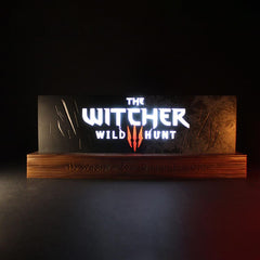 The Witcher LED-Light Wild Hunt Logo 22 cm 3760116367615