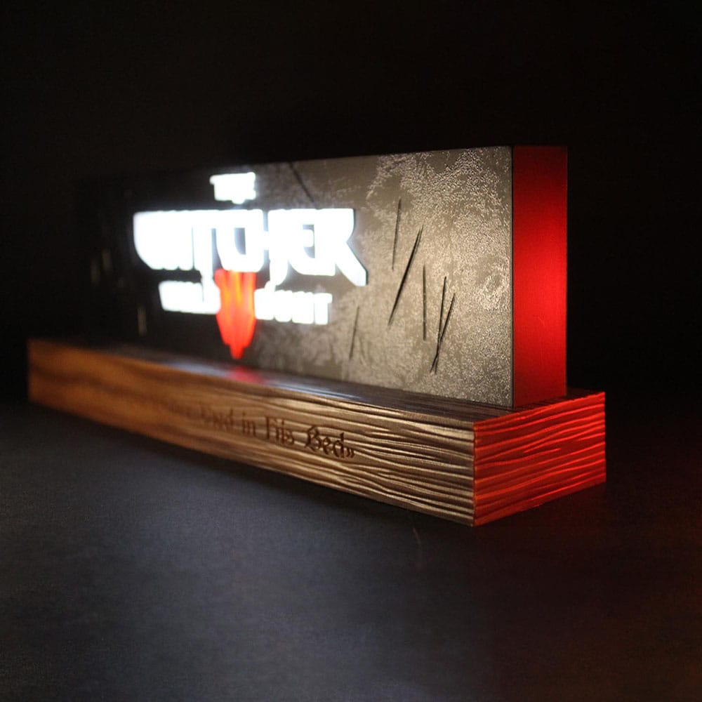 The Witcher LED-Light Wild Hunt Logo 22 cm 3760116367615