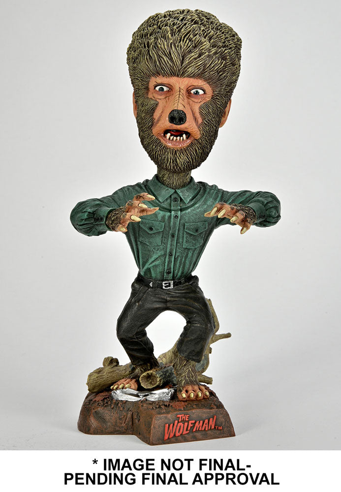Universal Monsters Head Knocker Bobble-Head Wolf Man 20 cm 0634482046982