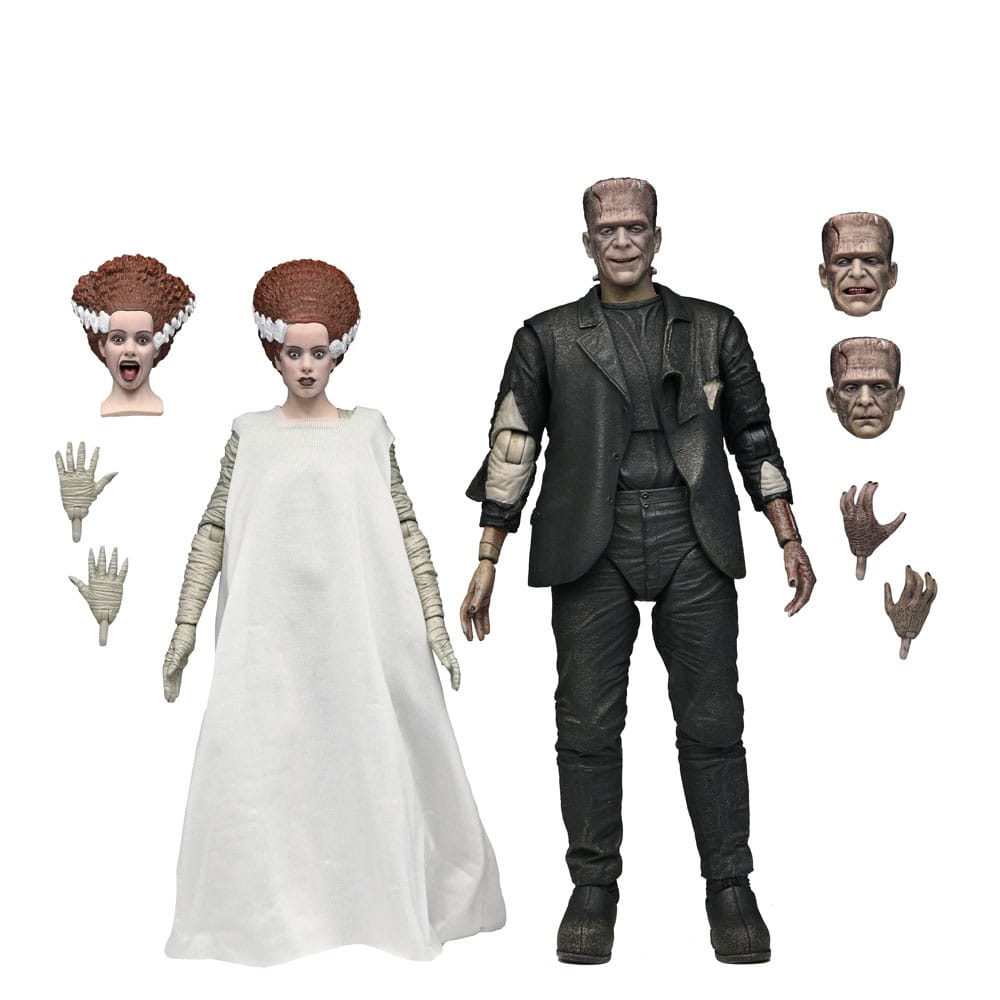 Universal Monsters Action Figures 2-Pack Bride of Frankenstein 90th Anniversary The Monster & His Mate 18 cm 0634482047460