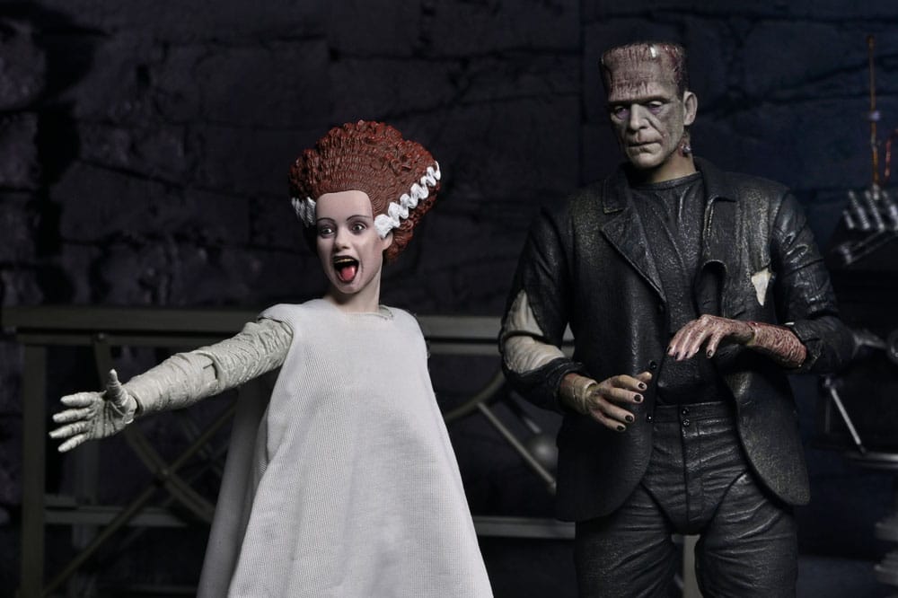 Universal Monsters Action Figures 2-Pack Bride of Frankenstein 90th Anniversary The Monster & His Mate 18 cm 0634482047460