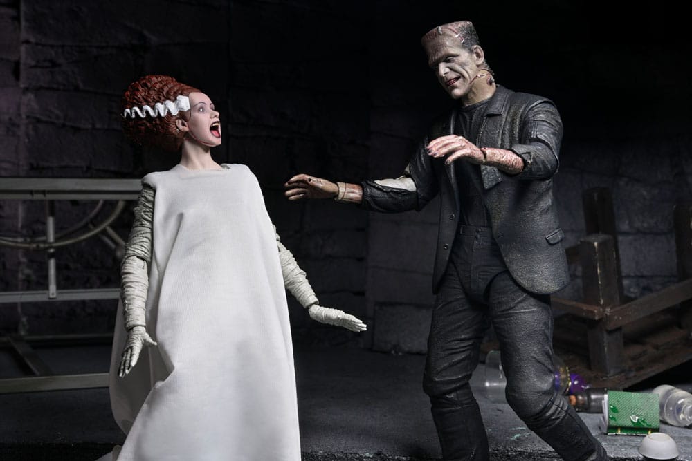 Universal Monsters Action Figures 2-Pack Bride of Frankenstein 90th Anniversary The Monster & His Mate 18 cm 634482 047460