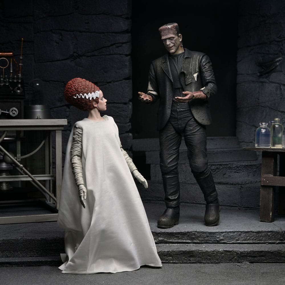 Universal Monsters Action Figures 2-Pack Bride of Frankenstein 90th Anniversary The Monster & His Mate 18 cm 634482 047460