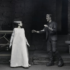 Universal Monsters 2-Pack Action Figure Bride of Frankenstein 90th Anniversary The Monster & His Mate (B&W) 18 cm 0634482047477