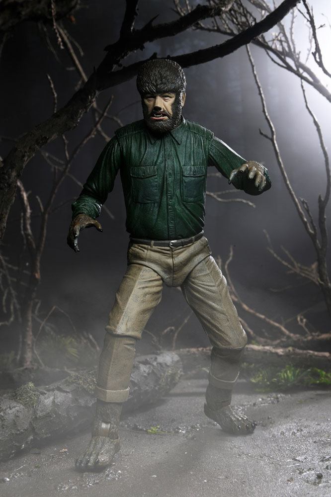 Universal Monsters Action Figure Ultimate The Wolf Man 18 Cm - Amuzzi