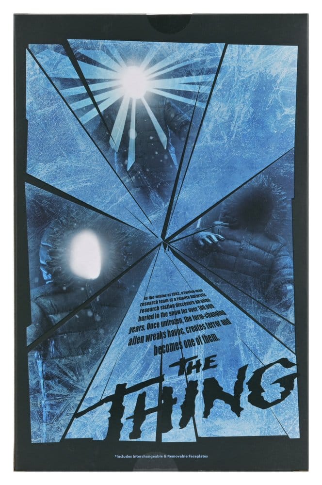 The Thing Clothed Action Figure The Thing Poster Series 18 cm        0634482049556