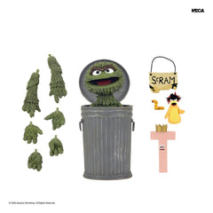 Sesame Street Ultimate Action Figure Oscar the Grouch 18 cm 0634482086223