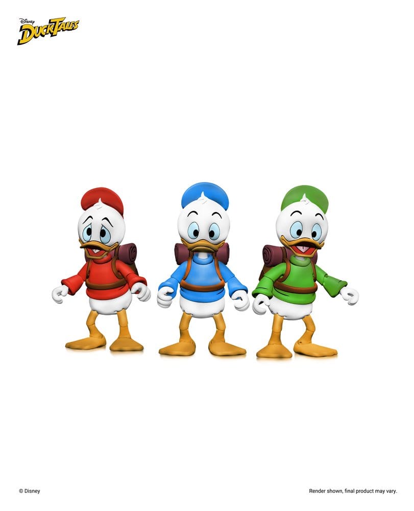 DuckTales Ultimate Action Figures 3-Pack Huey, Dewey, and Louie 18 cm 0634482087619