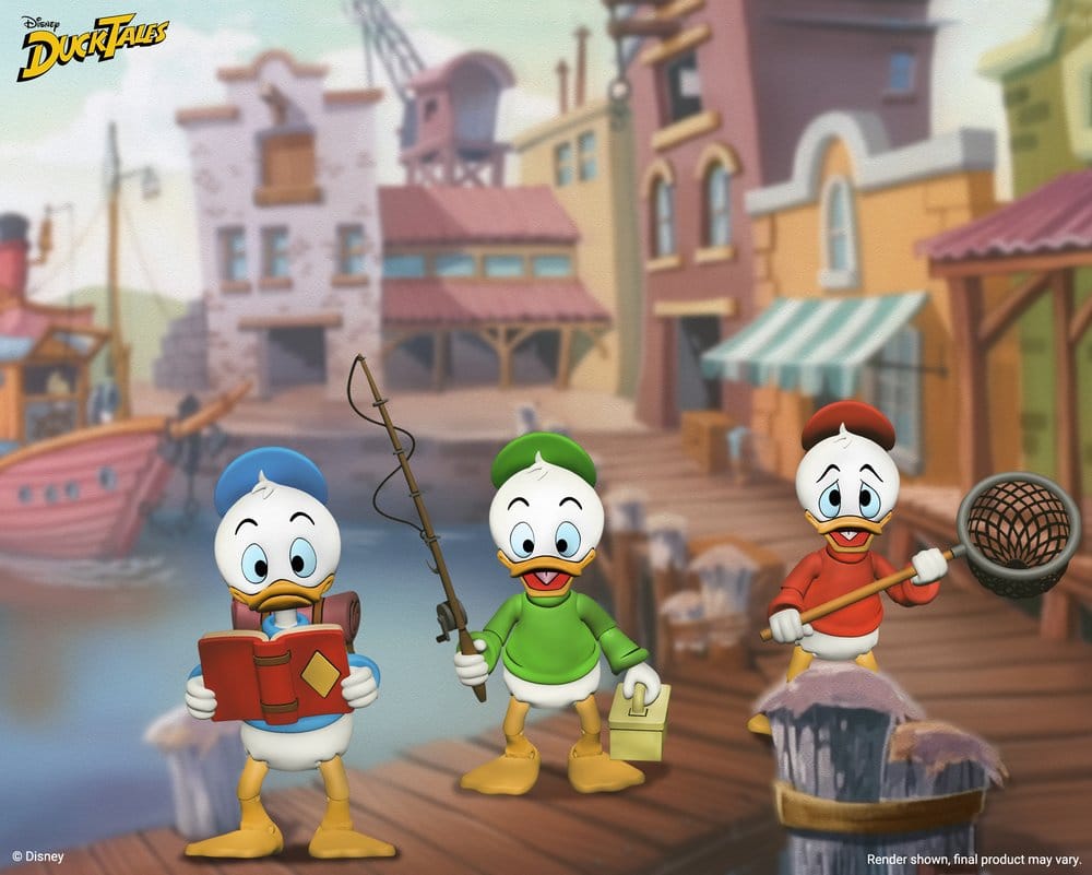 DuckTales Ultimate Action Figures 3-Pack Huey, Dewey, and Louie 18 cm 0634482087619