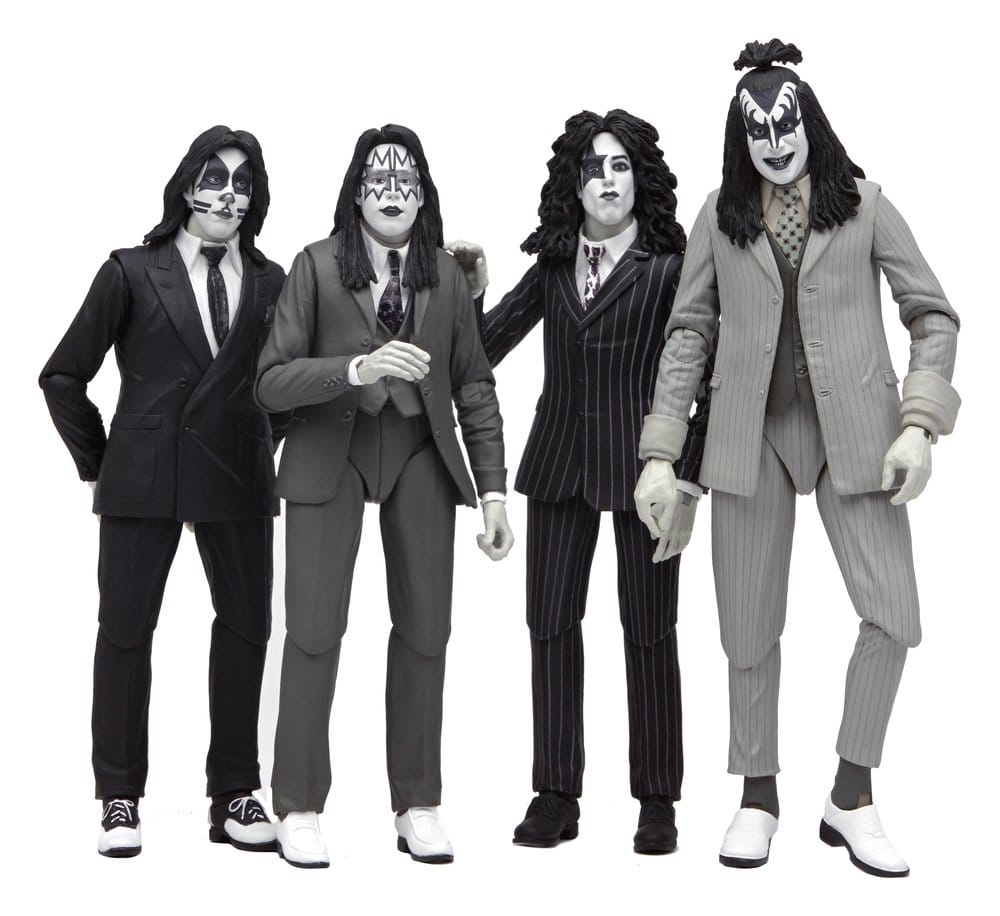 KISS Action Figures 4-Pack Dressed to Kill Album Cover 18 cm 0634482100134