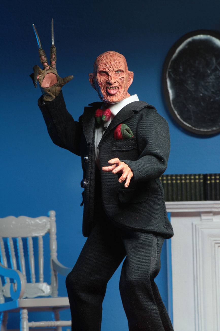 Nightmare on Elm Street Clothed Figure Tux Freddy 20 cm 0634482149560