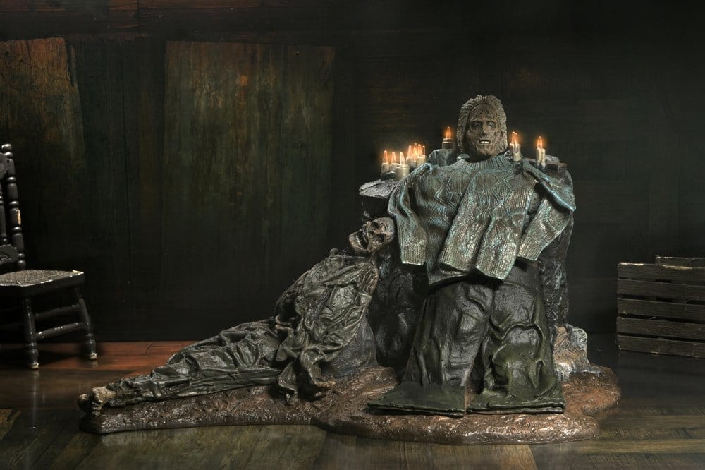 Friday the 13th: The Game Diorama Trenchcoat with Spikes Inferno Room Deluxe Set  0634482399811