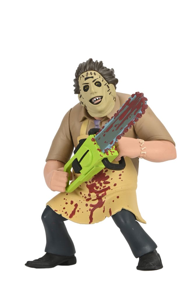 Texas Chainsaw Massacre Toony Terrors Action Figure 50th Anniversary Leatherface (Bloody) 15 cm 0634482416013