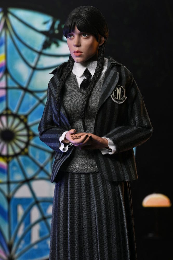 Wednesday Action Figures 2 Pack Wednesday Addams (Nevermore Uniform) and Enid 20 cm 0634482424209