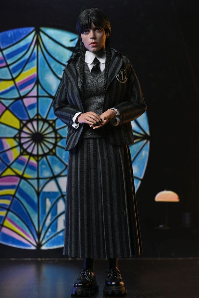 Wednesday Action Figures 2 Pack Wednesday Addams (Nevermore Uniform) and Enid 20 cm 0634482424209