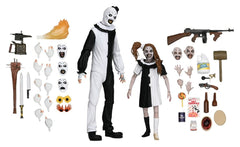 Terrifier 2 2-Pack Action Figures Ultimate Art the Clown & Little Pale Girl 18 cm 0634482452547