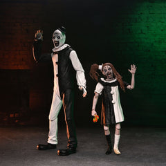 Terrifier 2 2-Pack Action Figures Ultimate Art the Clown & Little Pale Girl 18 cm 0634482452547