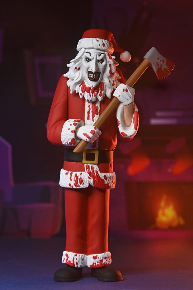 Terrifier 3 Toony Terrors Action Figure Santa Suit Art the Clown (Bloody Version) 15 cm      0634482452608
