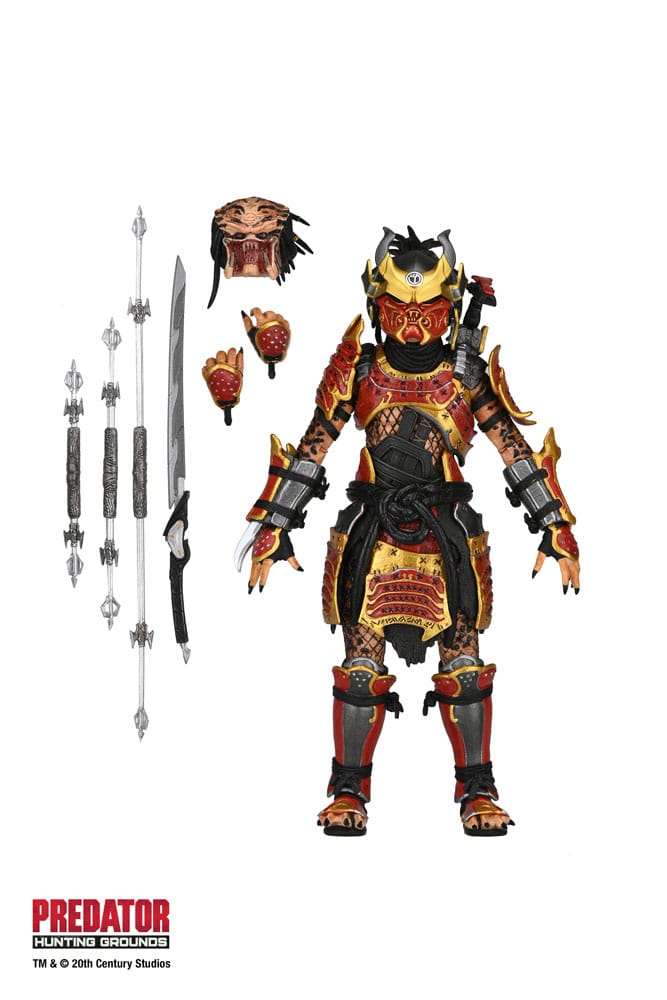 Predator: Hunting Grounds Action Figure Ultimate Samurai Predator 17 cm 0634482514207